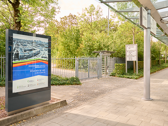 City Light Poster am Parkhaus
